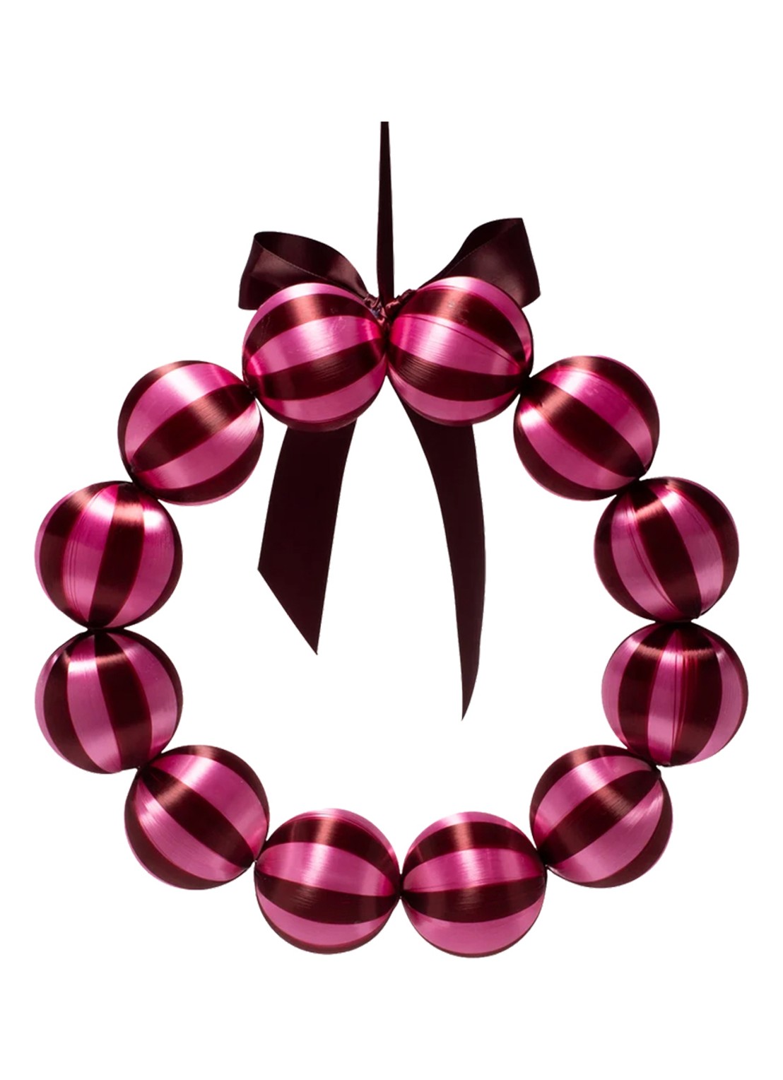 Vondels Kerstkrans 26,5 cm - achterkant multicolor