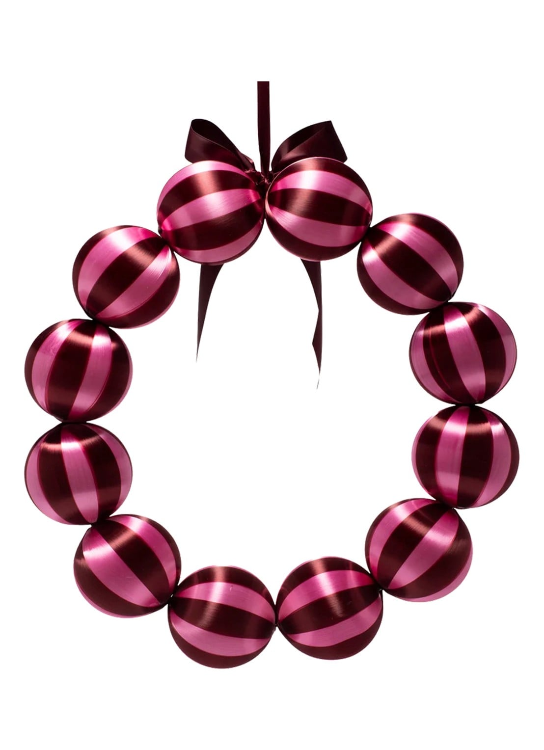 Vondels Kerstkrans 35,5 cm - achterkant multicolor