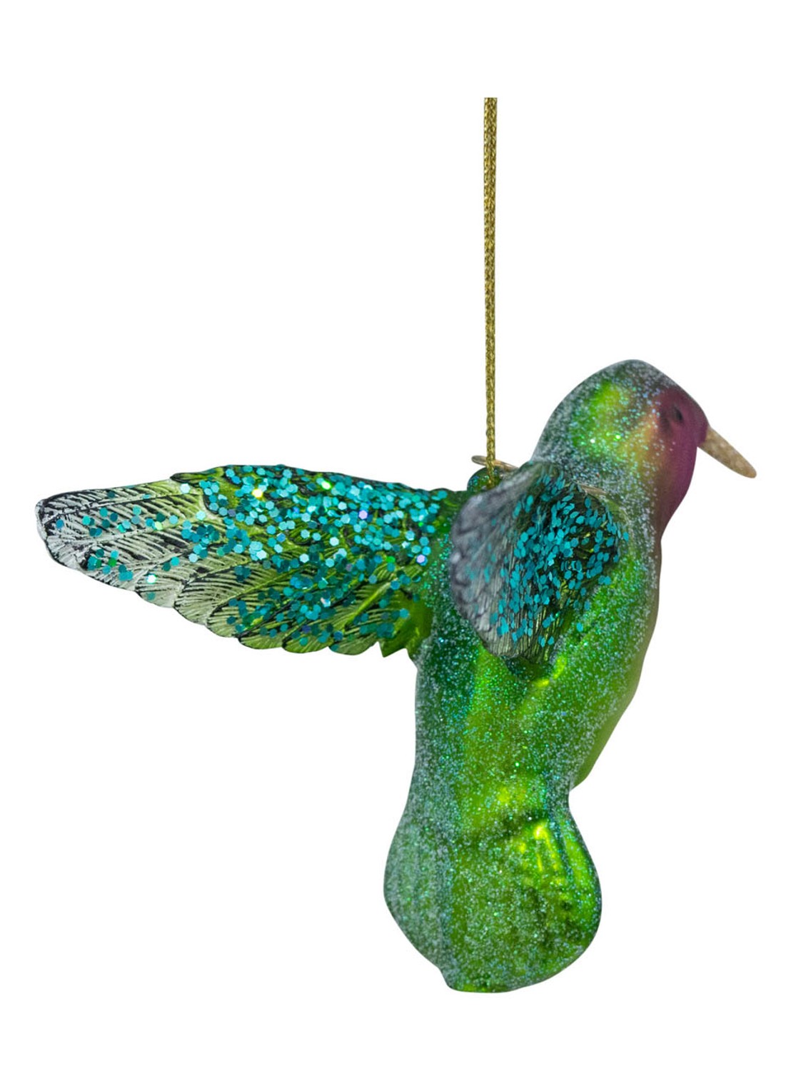 Vondels Kolibrie kersthanger 8,5 cm - detail 3 multicolor