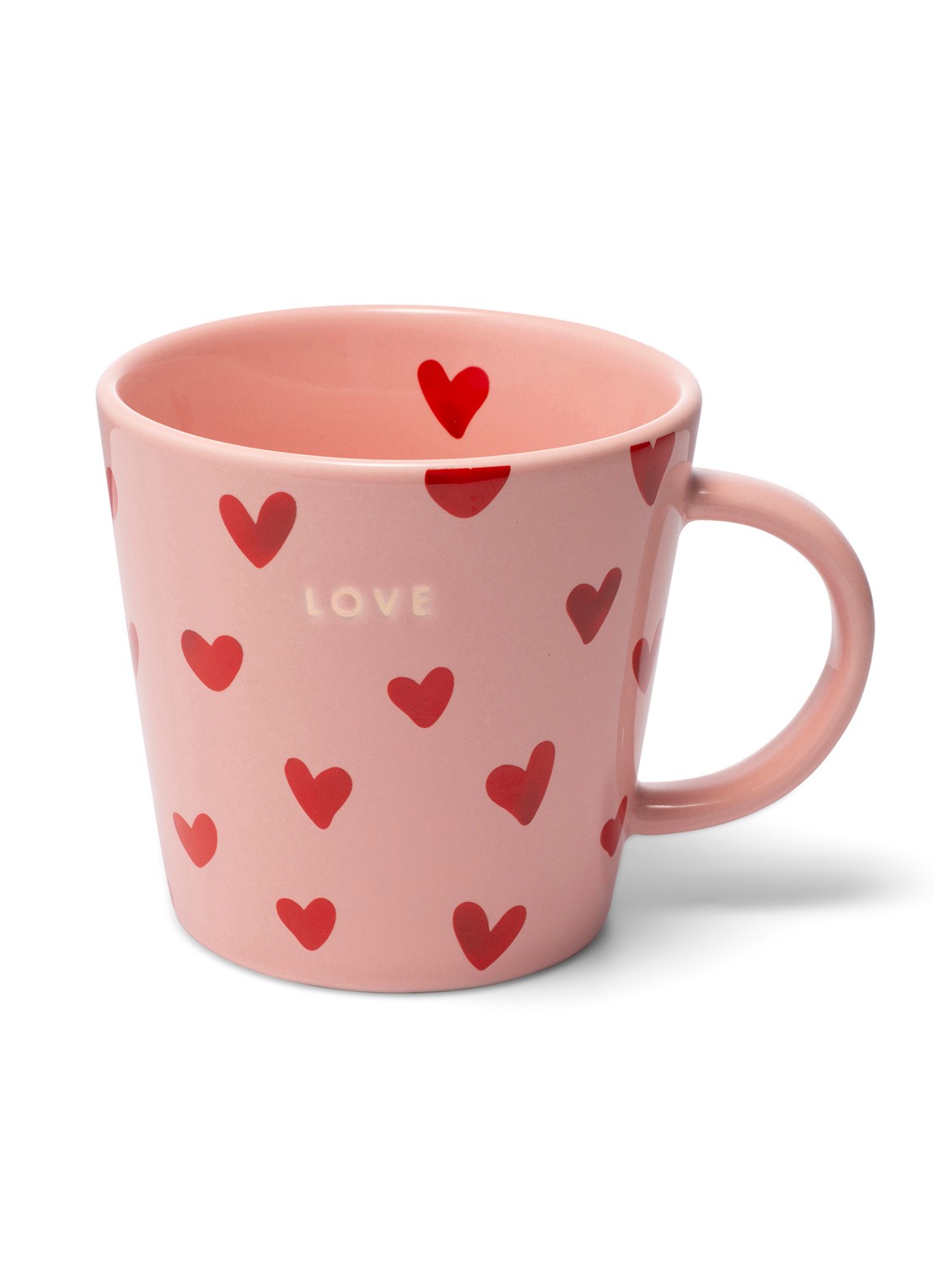 Vondels Love mok 35 cl - voorkant roze