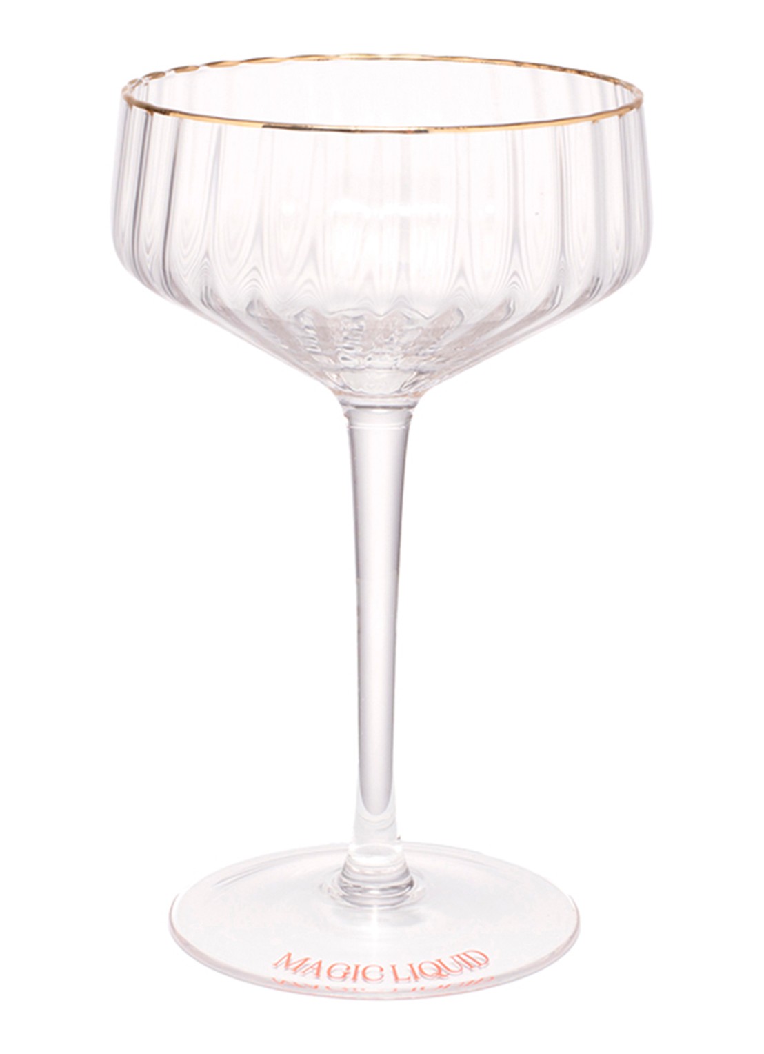 Vondels Magic Liquid cocktailglas - voorkant 2 transparant