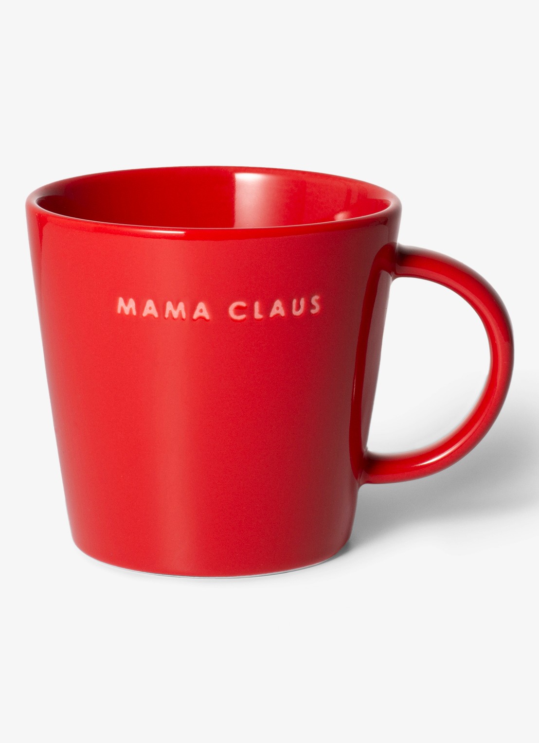 Vondels Mama Claus mok 25 cl - voorkant rood