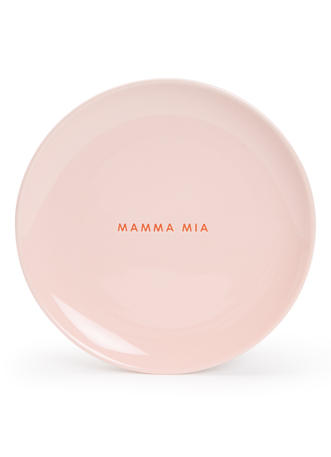 Vondels Mama Mia ontbijtbord 22 cm - voorkant roze
