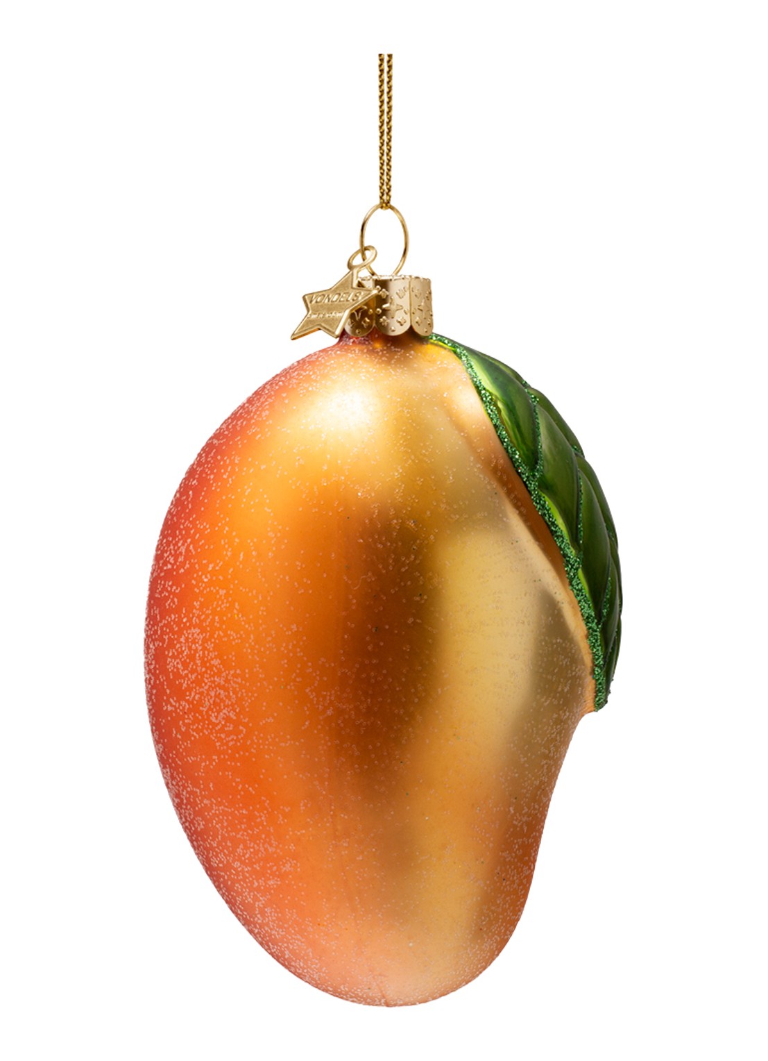Vondels Mango Kersthanger 9,5 cm - detail 4 oranje