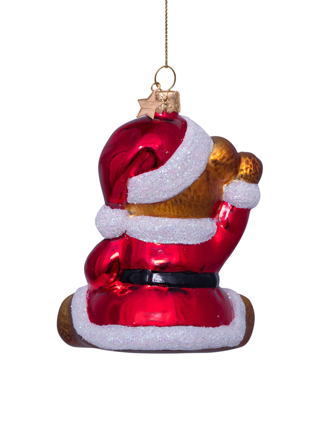 Vondels multi bear w/christmas dress H9.5cm - detail 2 multicolor