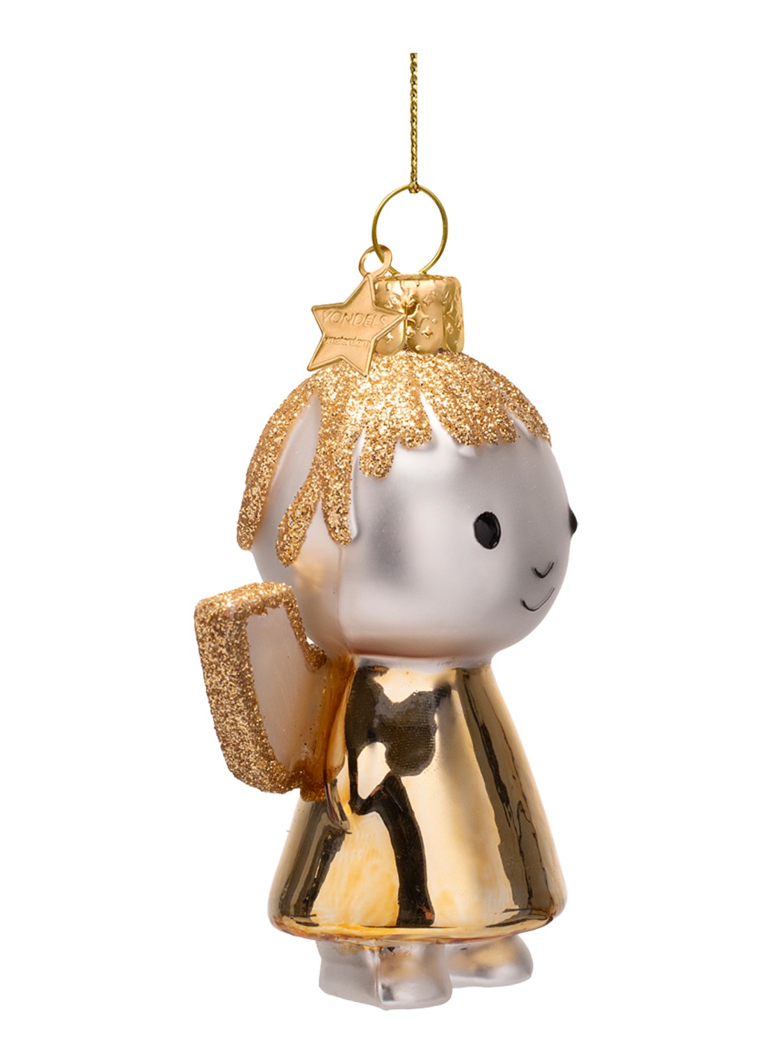 Vondels Nijntje/Miffy engel 9 cm - detail 3 goud