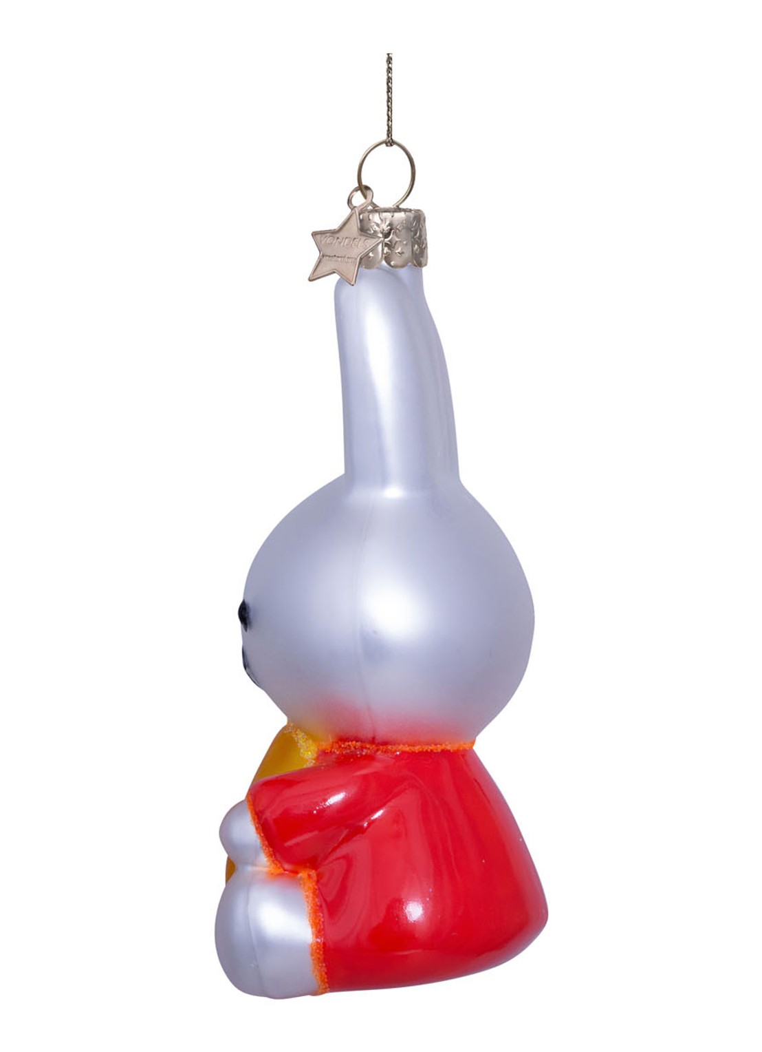 Vondels Nijntje/Miffy met Maan kersthanger 10,5 cm - detail 2 multicolor