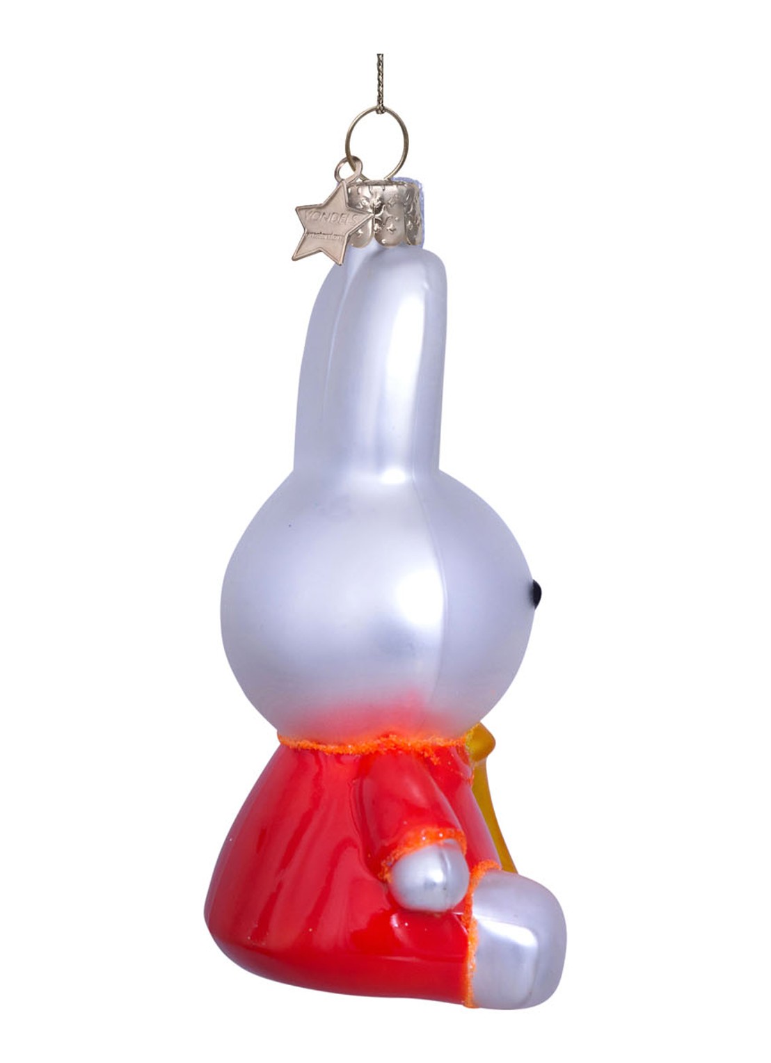 Vondels Nijntje/Miffy met Maan kersthanger 10,5 cm - detail 4 multicolor