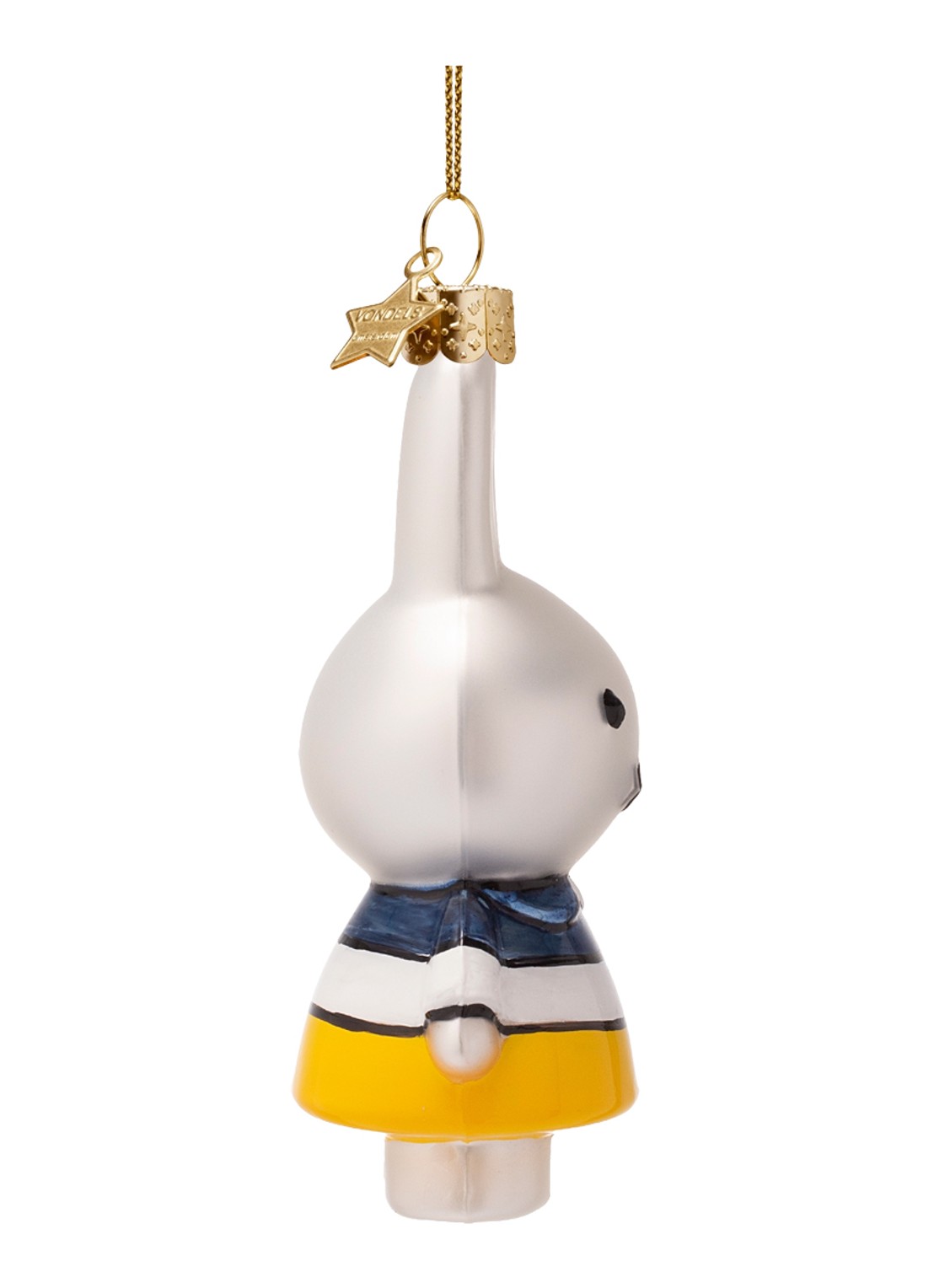 Vondels Nijntje/Miffy Mondriaan 11 cm - voorkant 3 zilver