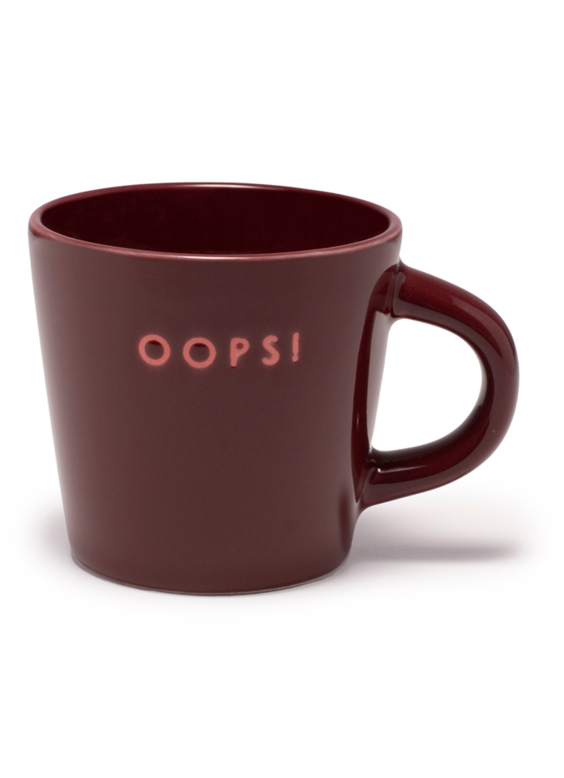 Vondels Oops! espressokopje 8 cl - voorkant bruin