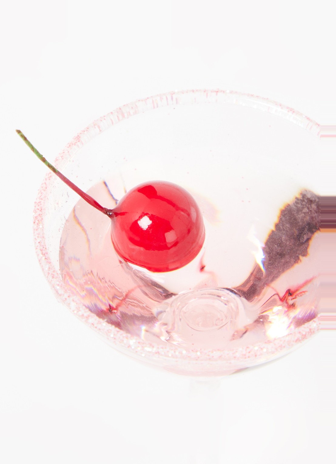 Vondels pink cosmopolitan cocktail H9.5cm - detail roze