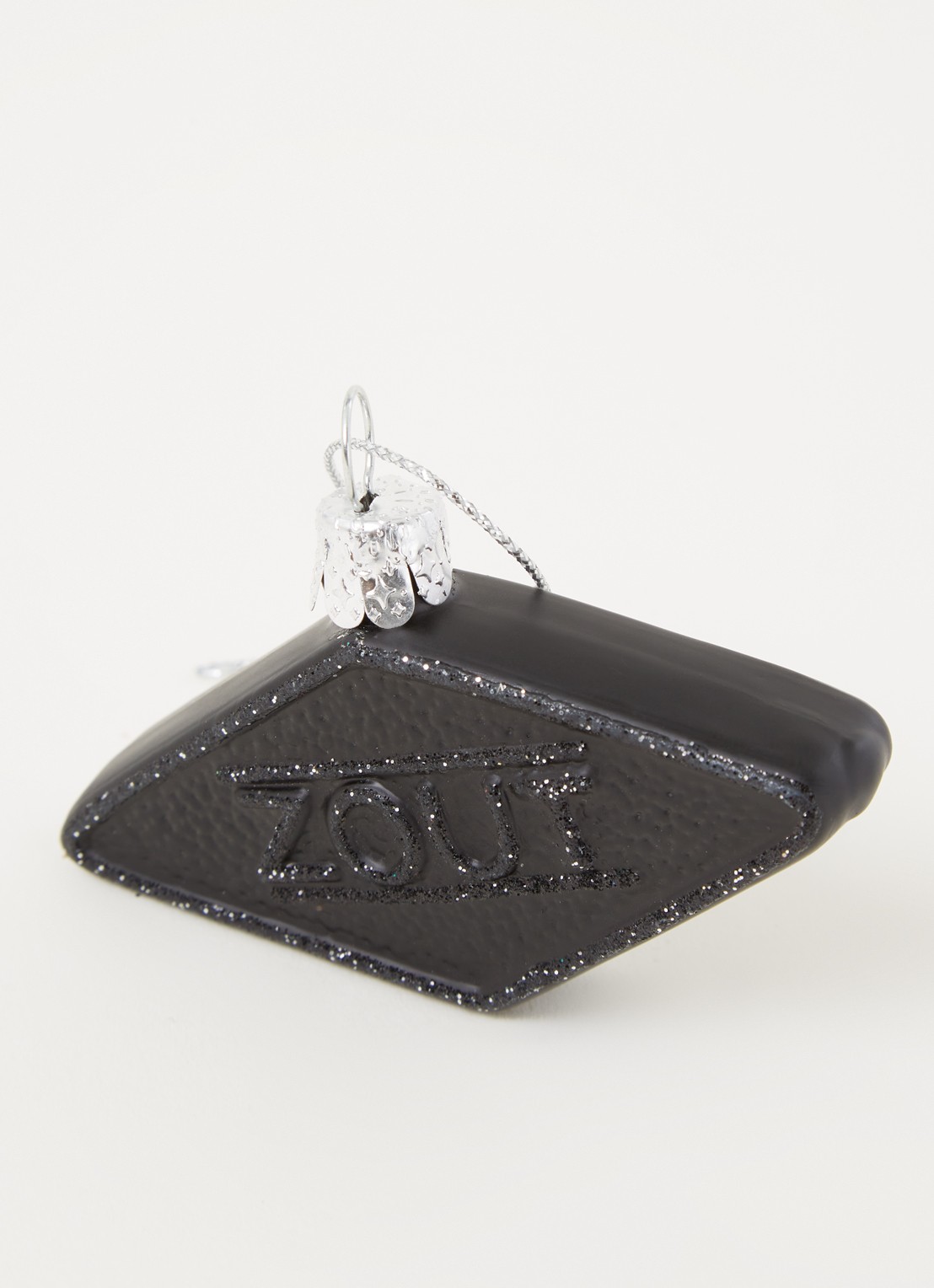 Vondels Salt Liquorice kersthanger 5 cm - detail 3 zwart