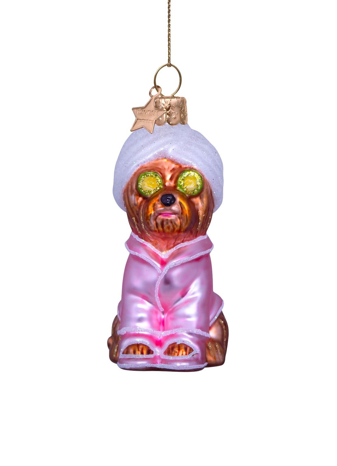Vondels Selfcare hond 9 cm - detail 3 roze