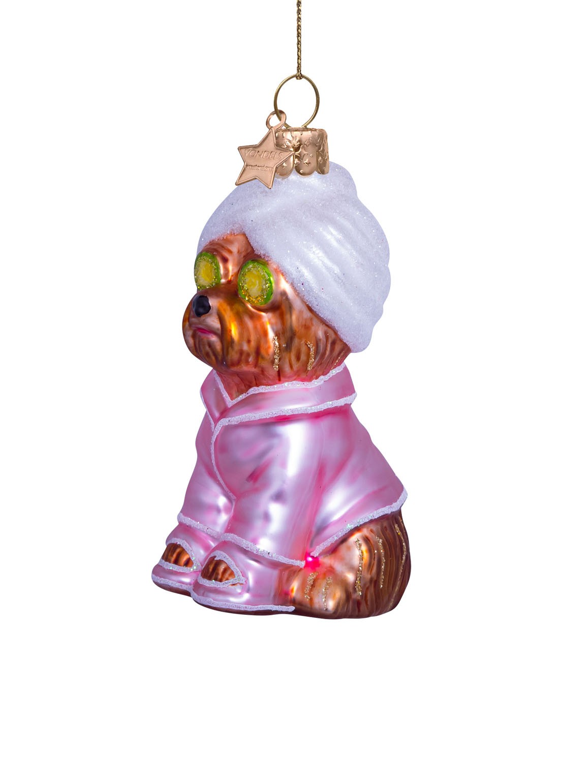 Vondels Selfcare hond 9 cm - detail 4 roze