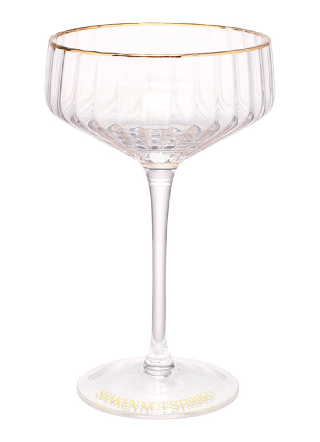 Vondels Shaken Not Stirred cocktailglas - voorkant 2 transparant