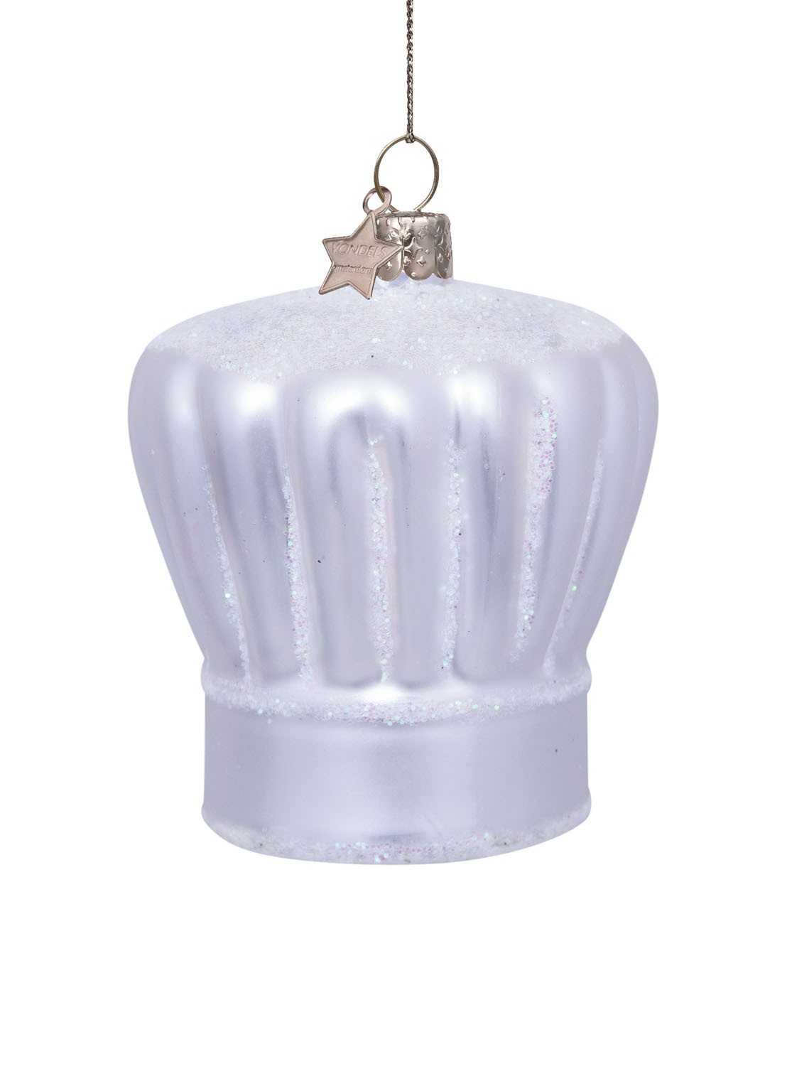 Vondels silver chef's hat H7cm - detail 3 multicolor