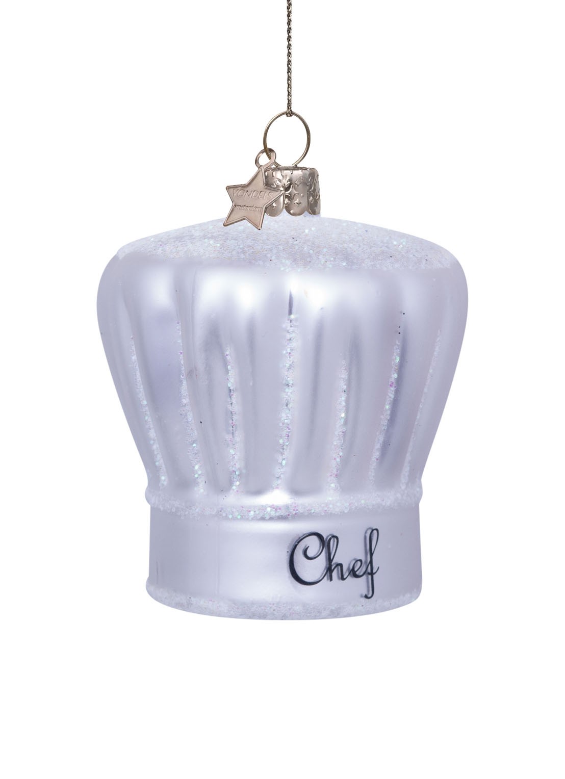 Vondels silver chef's hat H7cm - detail 5 multicolor