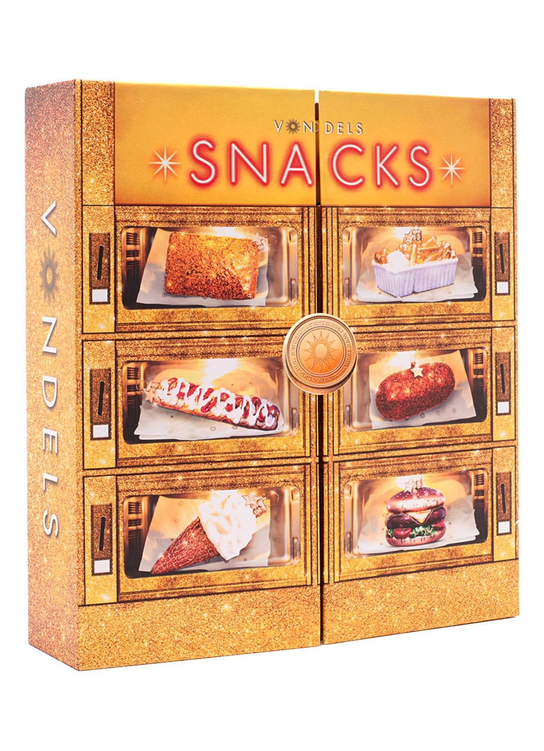 Vondels Snackbox kersthanger set van 6 - detail 2 multicolor