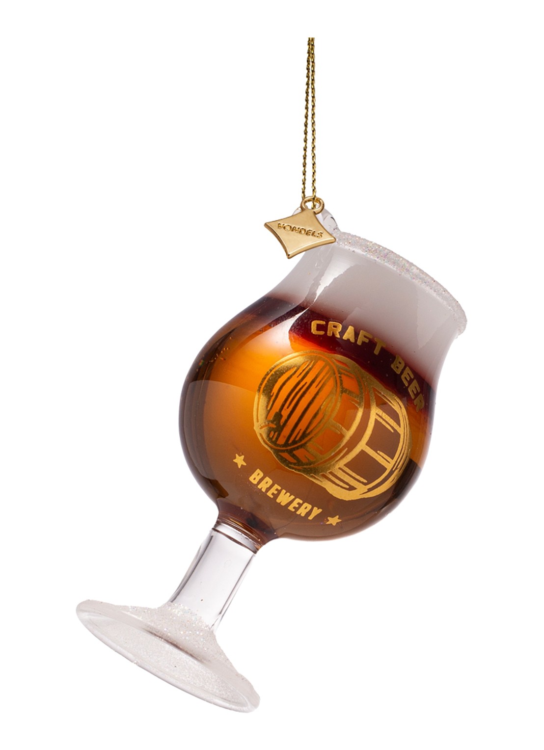 Vondels Special Bier 8,5 cm - voorkant bruin
