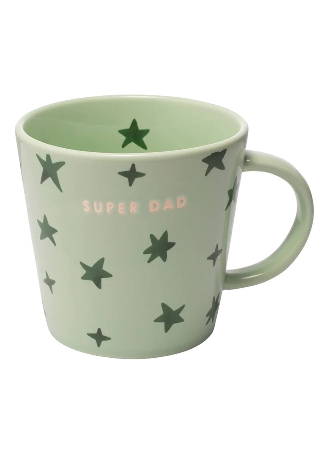 Vondels Super Dad mok 35 cl - voorkant groen