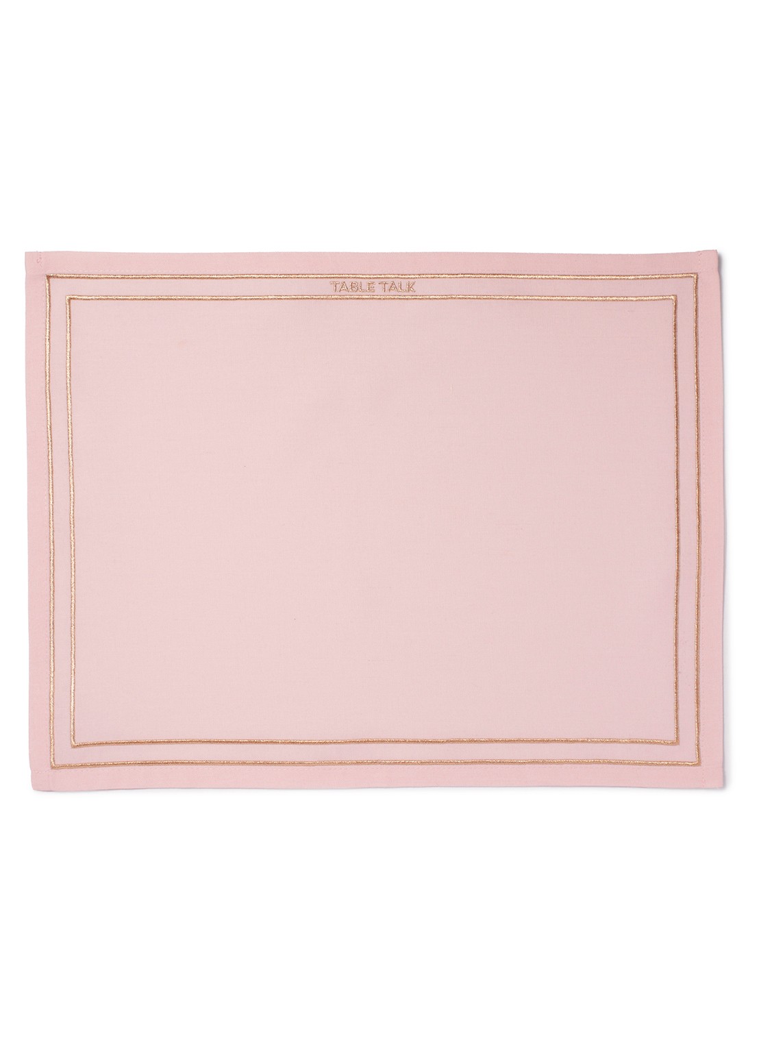 Vondels Table Talk placemat 42 x 32 cm set van 2 - detail 3 roze