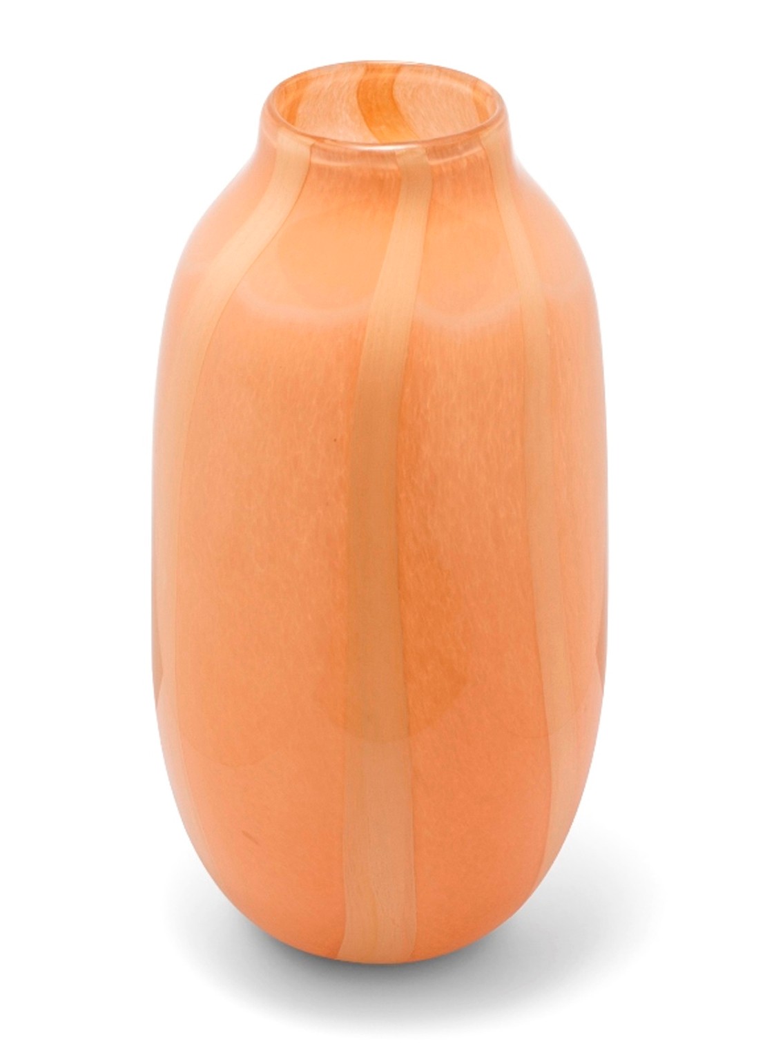 Vondels Vaas 38 cm - detail oranje