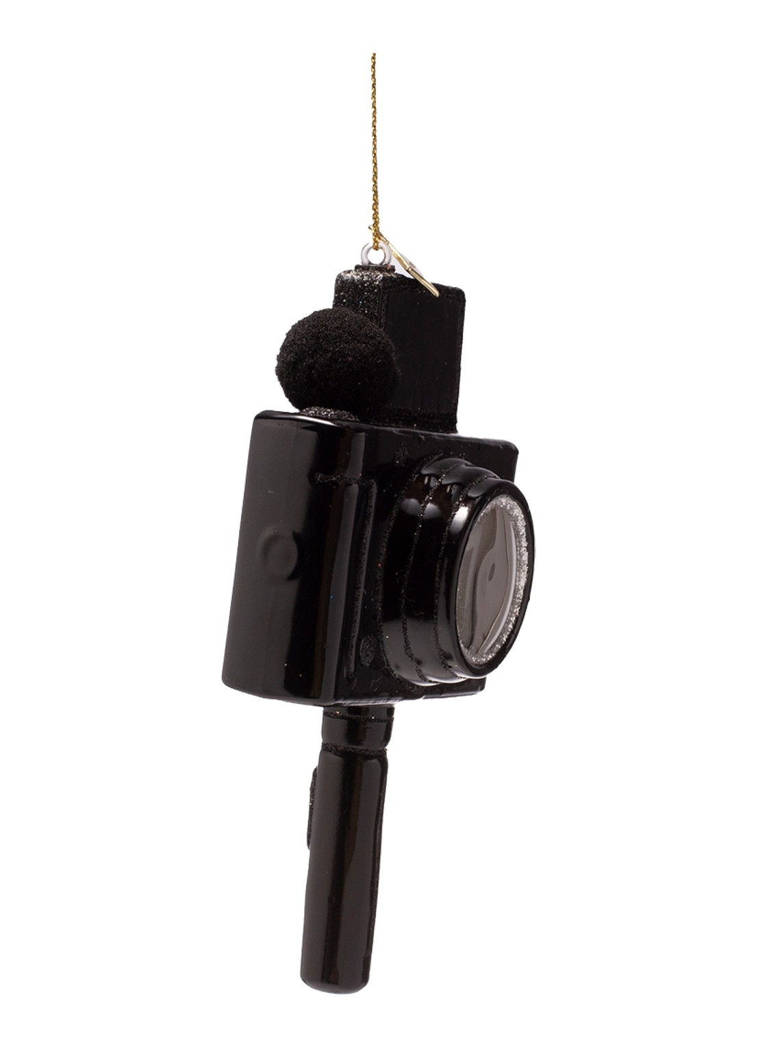 Vondels Vlog Camera kersthanger 13,5 cm - voorkant 2 zwart
