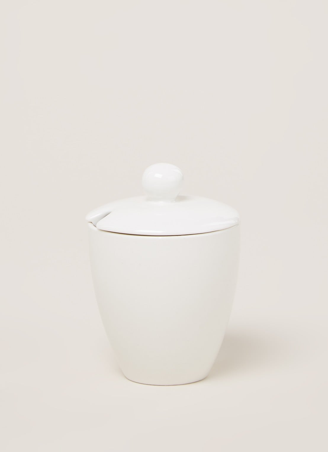 vtwonen Basic suikerpot 15 cl - voorkant 3 wit