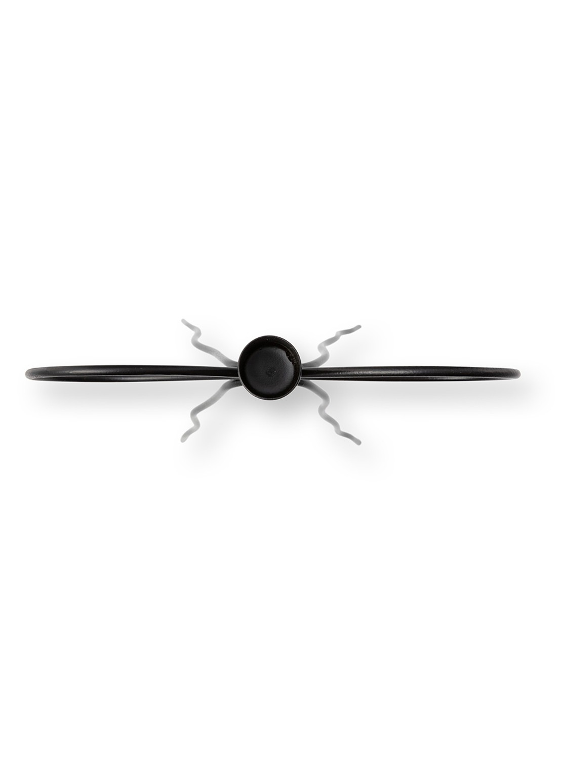 vtwonen Bow kandelaar 25 cm - detail zwart