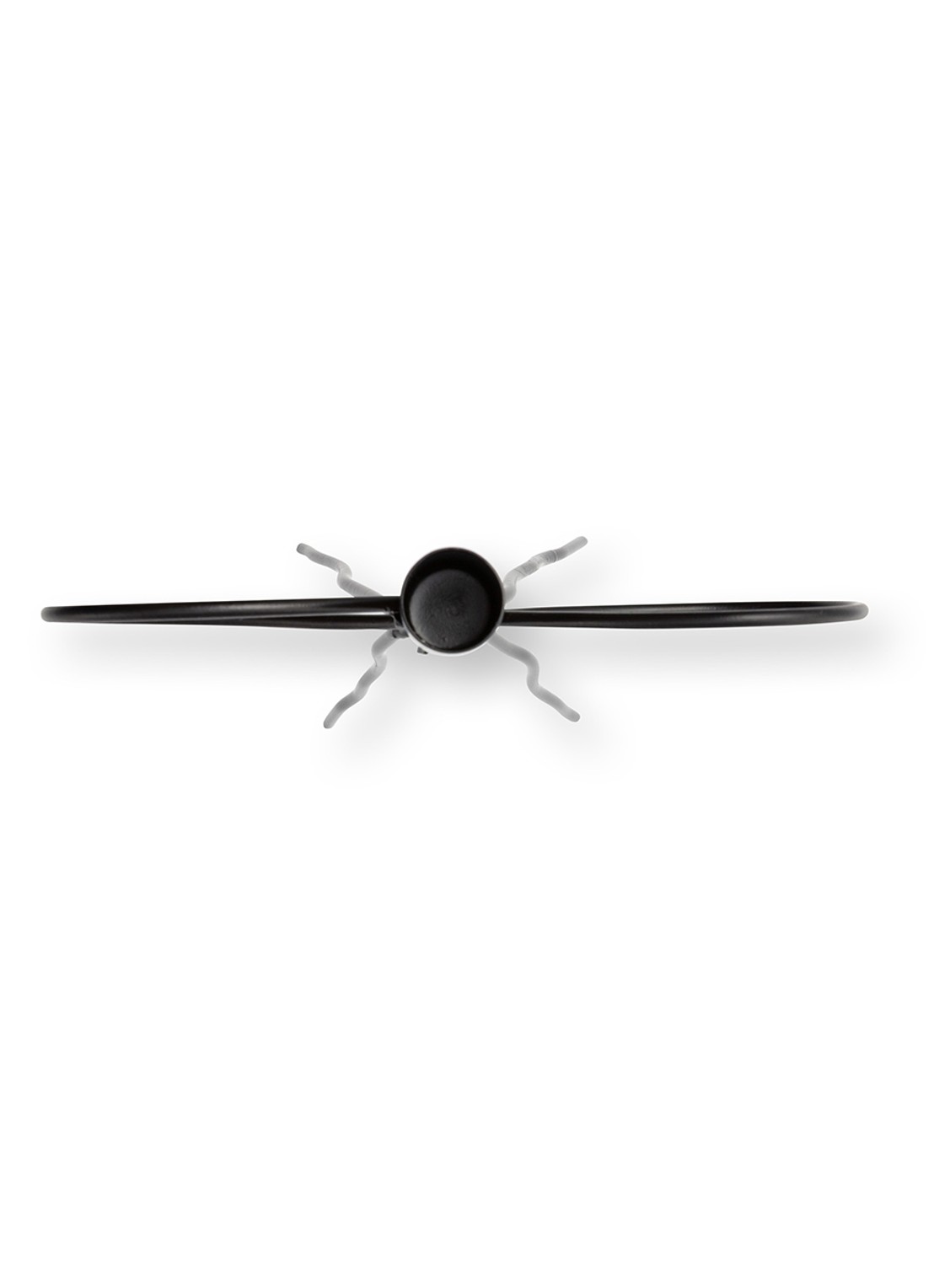 vtwonen Bow kandelaar 30 cm - detail zwart