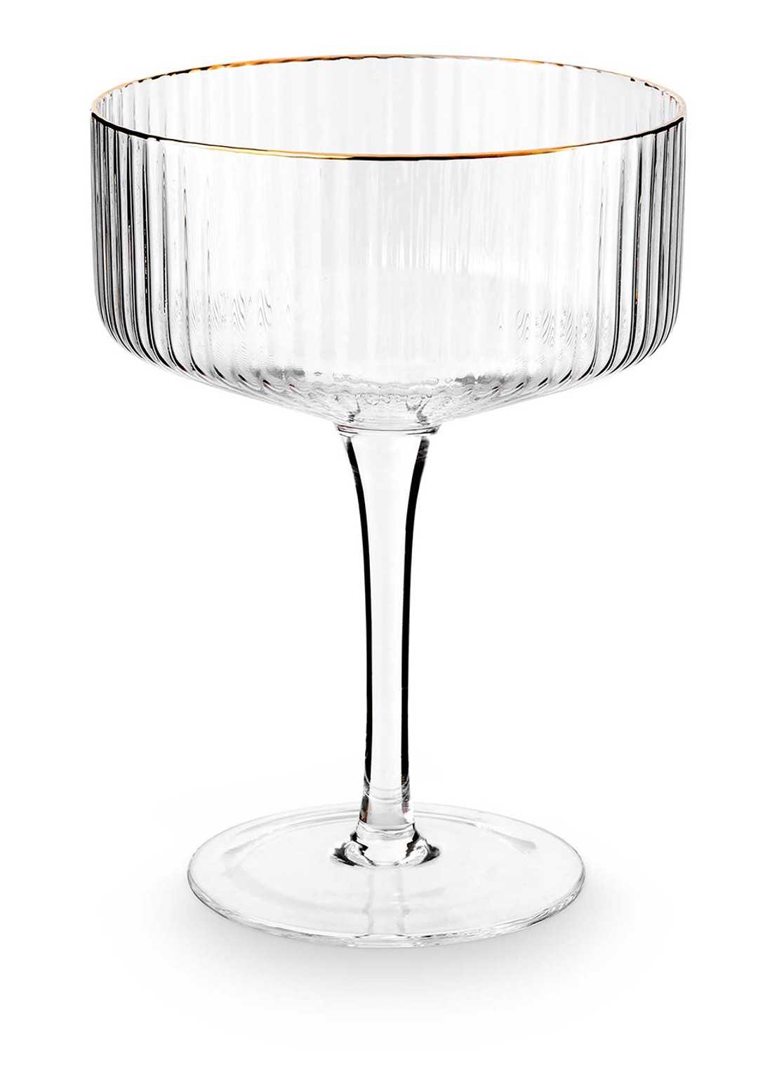 vtwonen Champagne coupe 23 cl - voorkant 6 goud