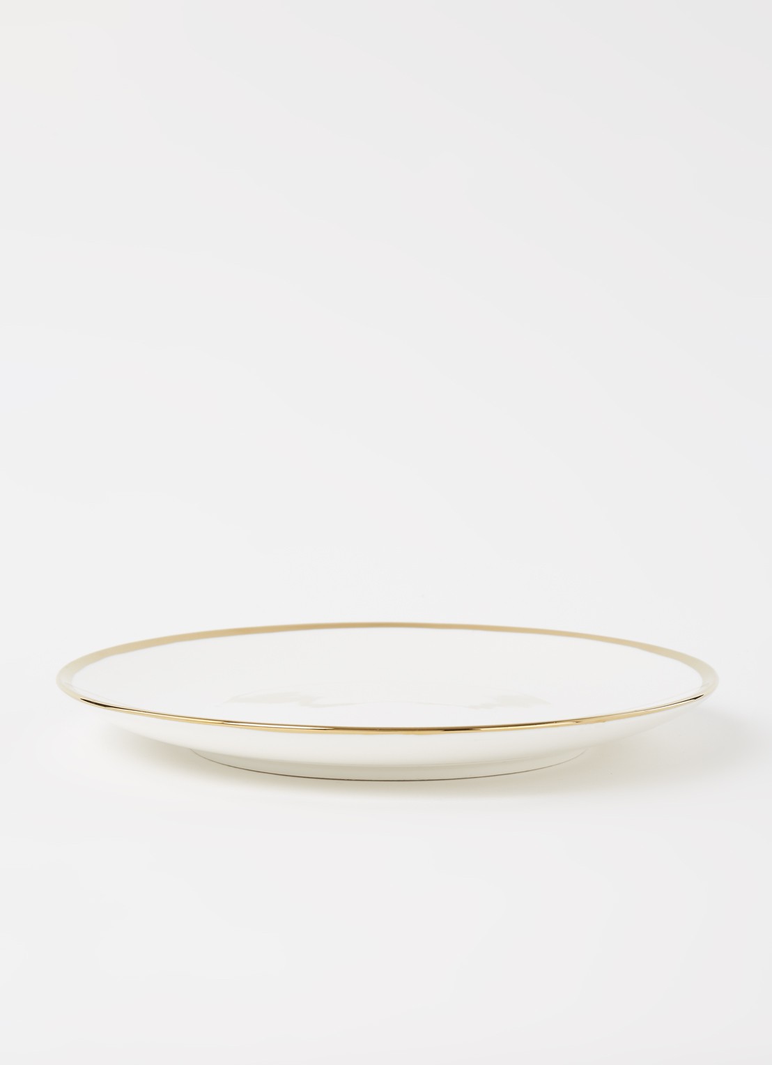 vtwonen Gold dinerbord 25,5 cm - voorkant 3 wit