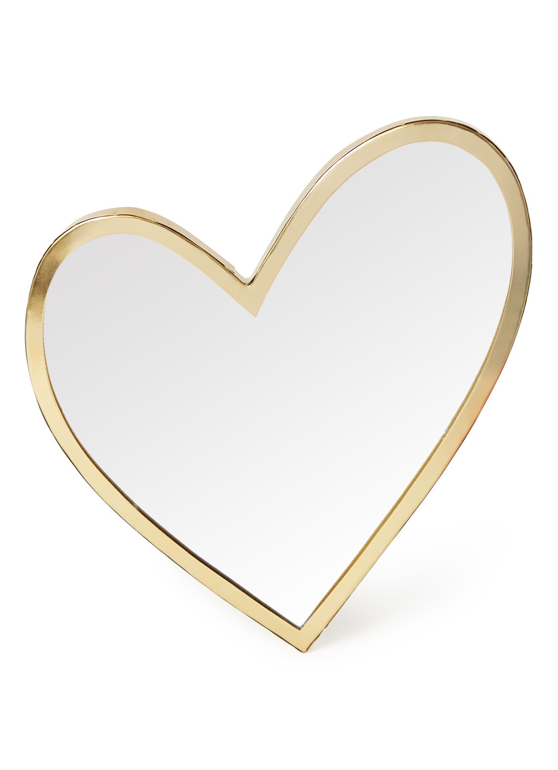 vtwonen Heart spiegel 30 cm - voorkant goud