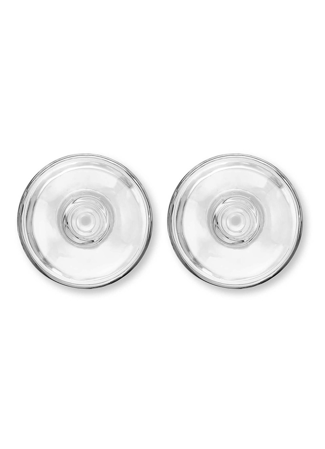 vtwonen Kandelaar 7,3 cm set van 2 - voorkant 2 transparant