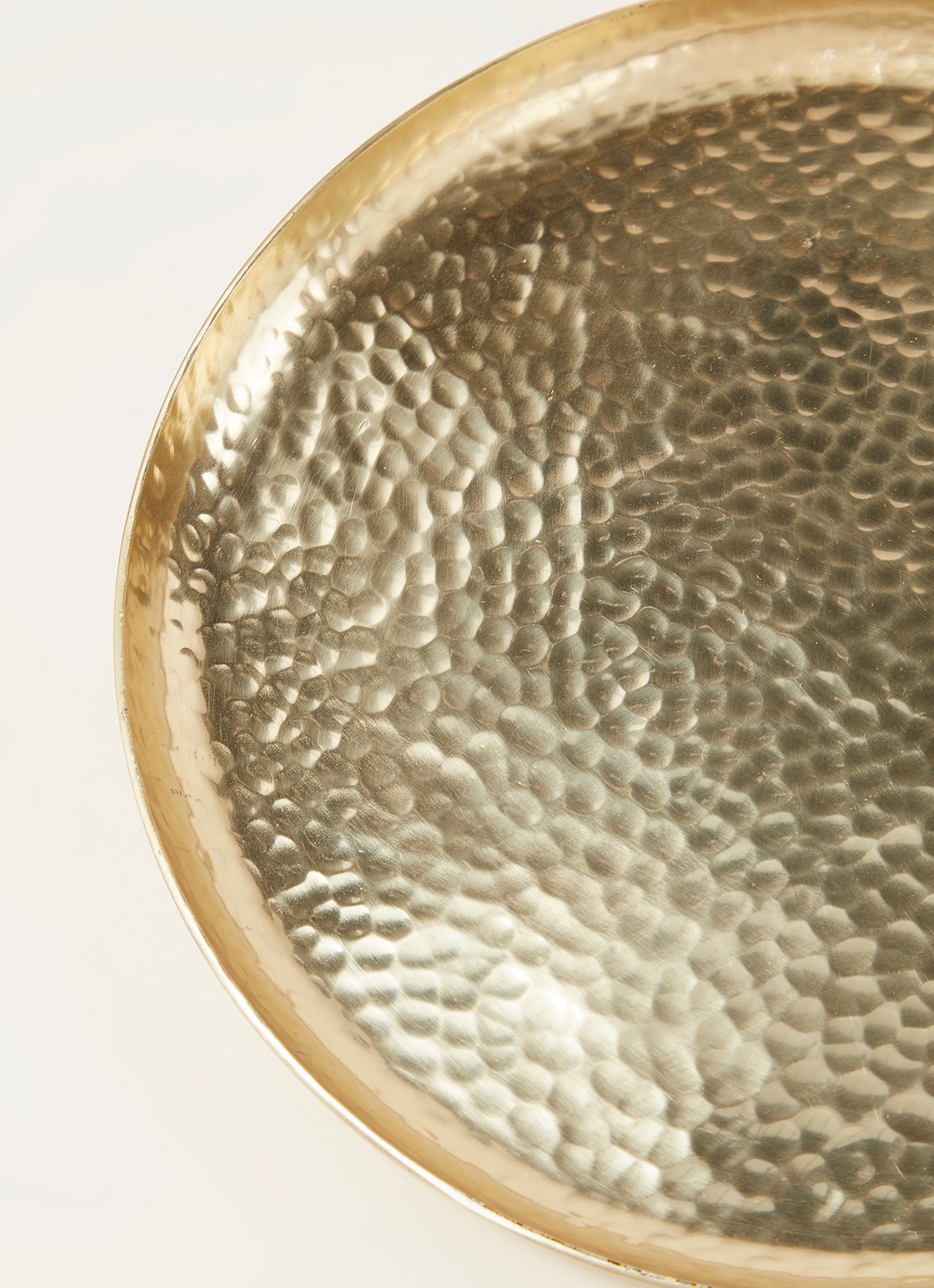 vtwonen Metal Gold dienblad 22 cm - detail goud