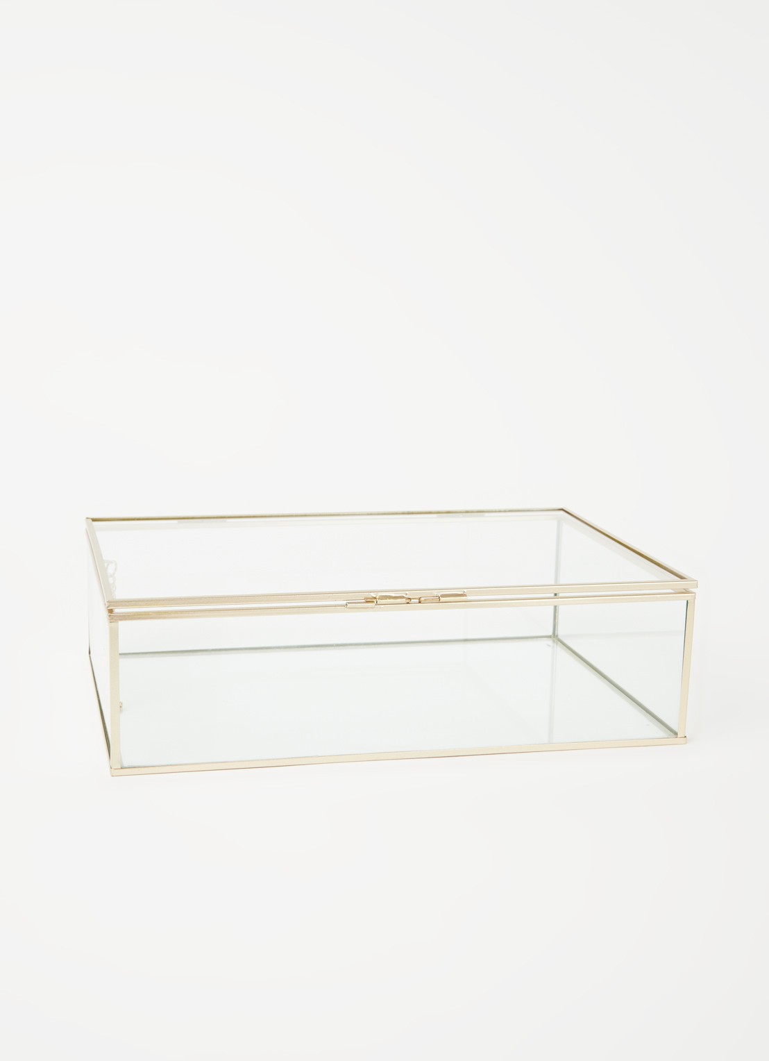 vtwonen Opbergdoos 21 x 33 cm - voorkant 3 goud