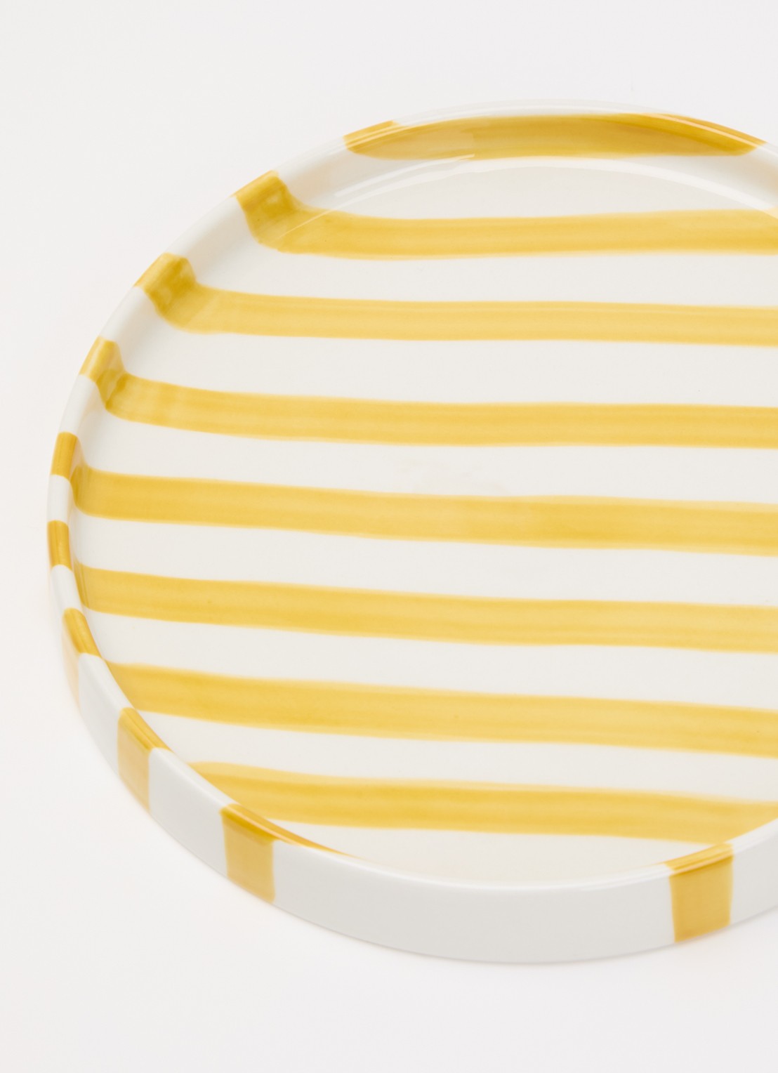 vtwonen Stripes ontbijtbord 20 cm  - detail 3 geel
