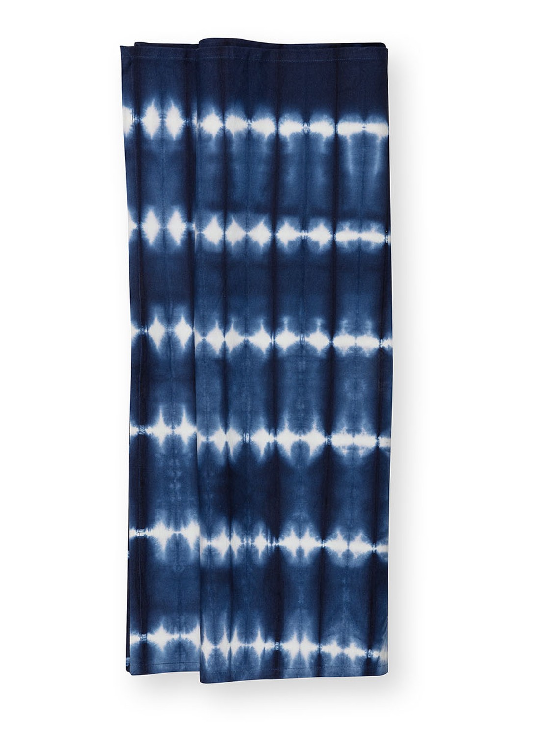 vtwonen Tafelloper met tie-dye dessin 60 x 180 cm - achterkant donkerblauw
