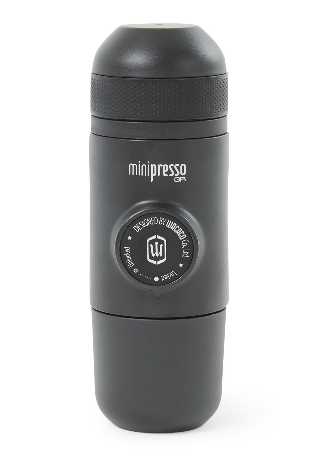 Wacaco Minipresso draagbare espressomachine - voorkant zwart