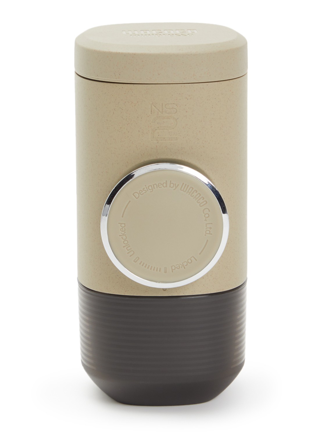 Wacaco Minipresso NS2 capsule espressomaker  - voorkant beige
