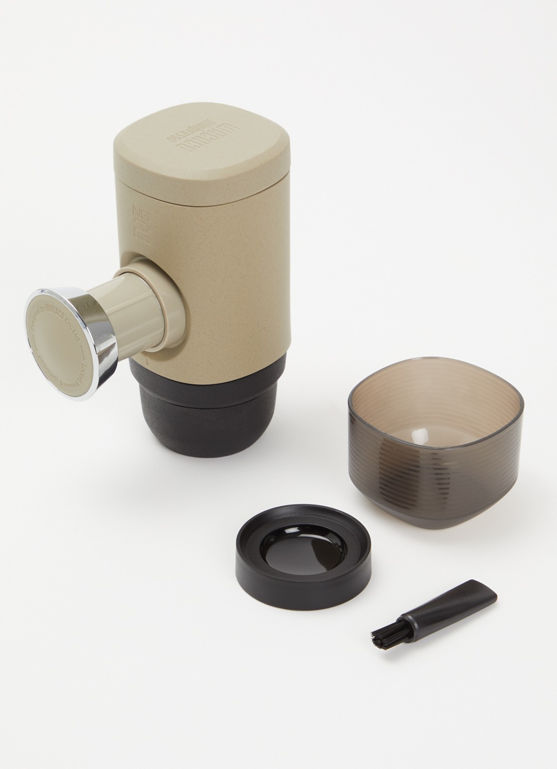 Wacaco Minipresso NS2 capsule espressomaker  - voorkant 2 beige