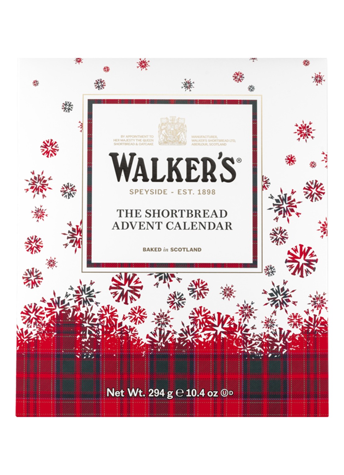 Walkers Adventskalender 294 gram - 24 dagen - voorkant undefined