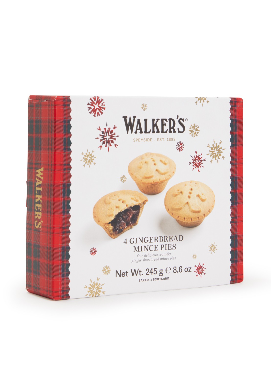 Walkers Gingerbread Mince Pies 4 stuks - voorkant undefined