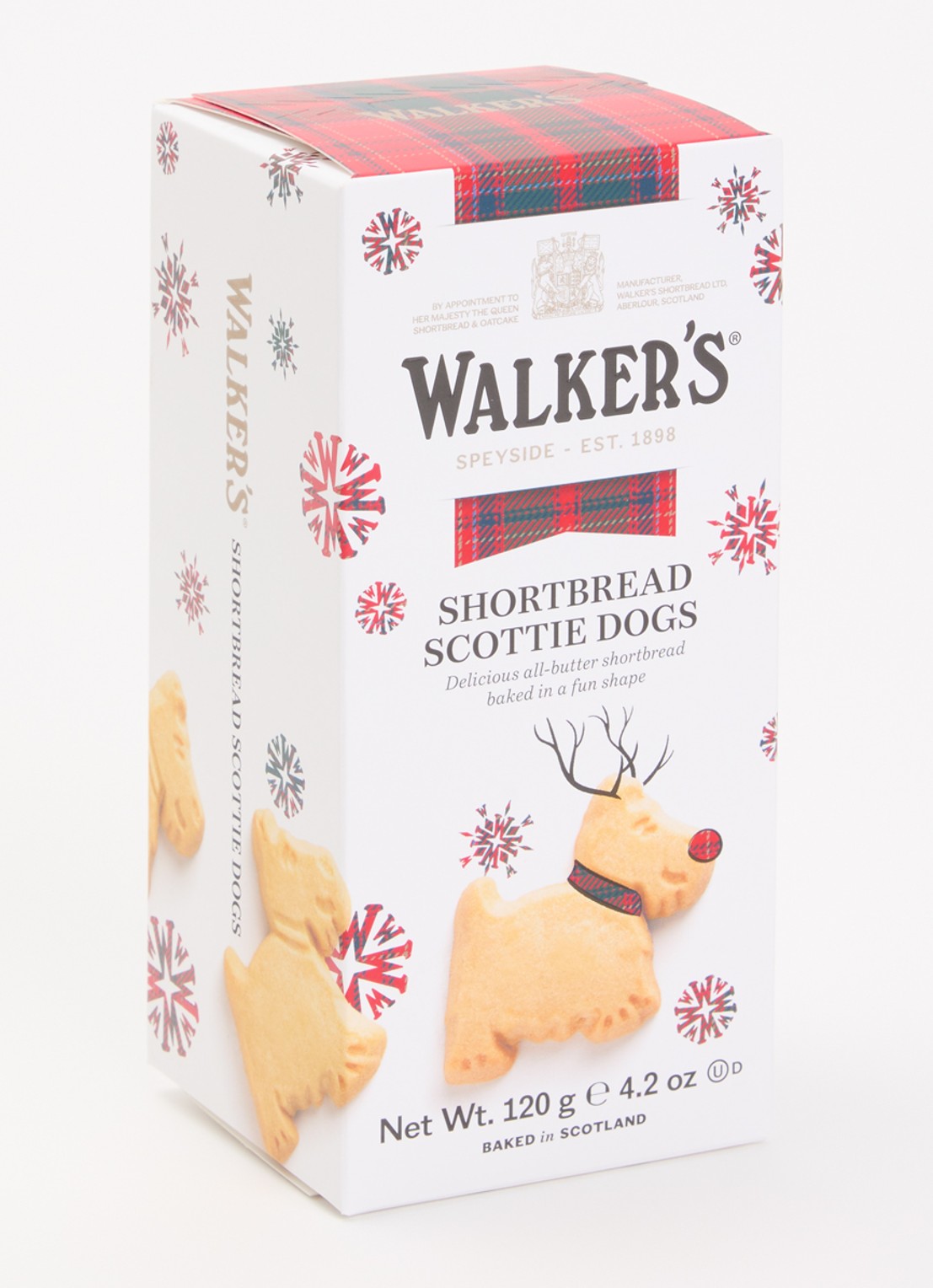 Walkers Scottie Dogs roomboter zandkoekjes 120 gram - voorkant 2 undefined