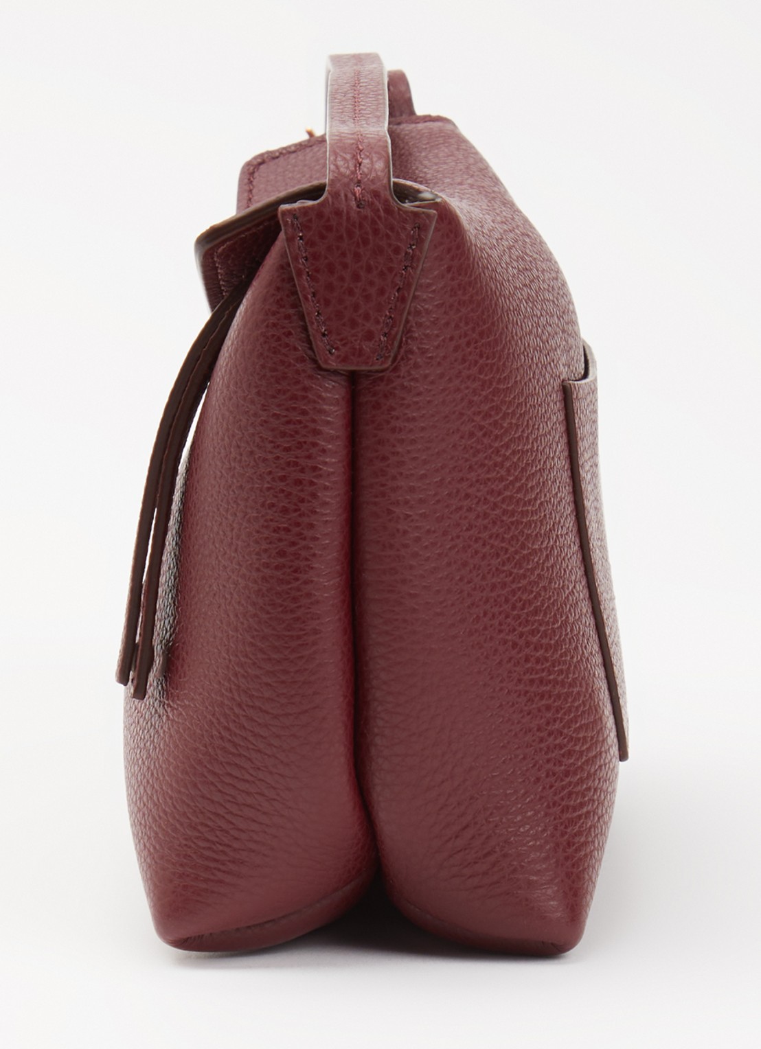 Wandler Penelope Slouch Mini schoudertas van kalfsleer - detail 3 bordeauxrood