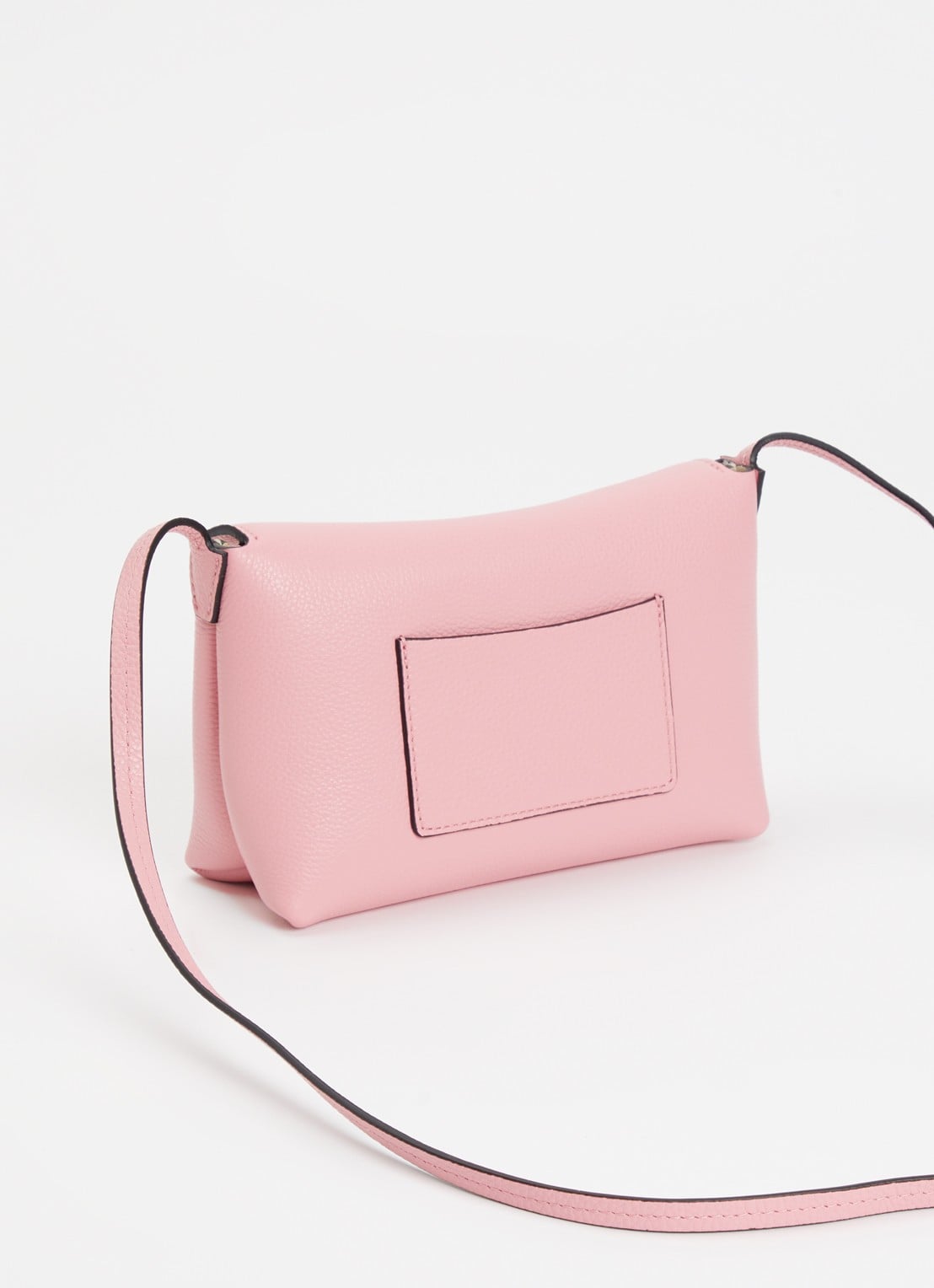 Wandler Penelope Slouch schoudertas van kalfsleer - achterkant 6 roze