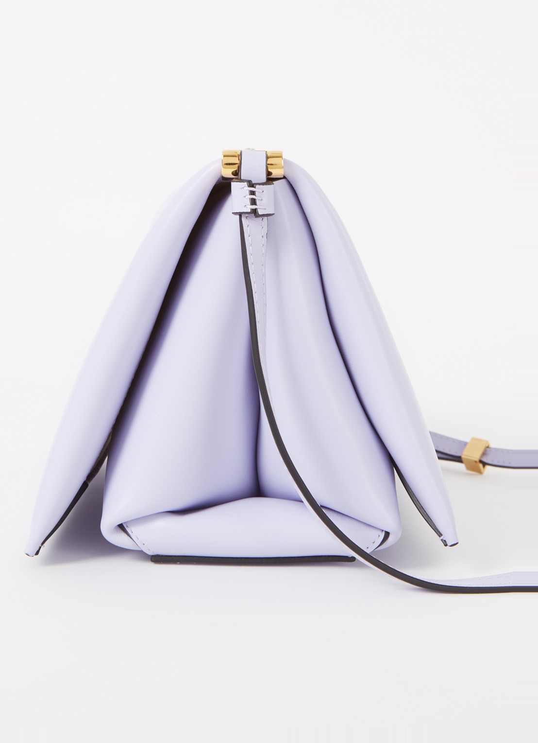 Wandler Uma Baguette crossbodytas van kalfsleer - detail 5 lila