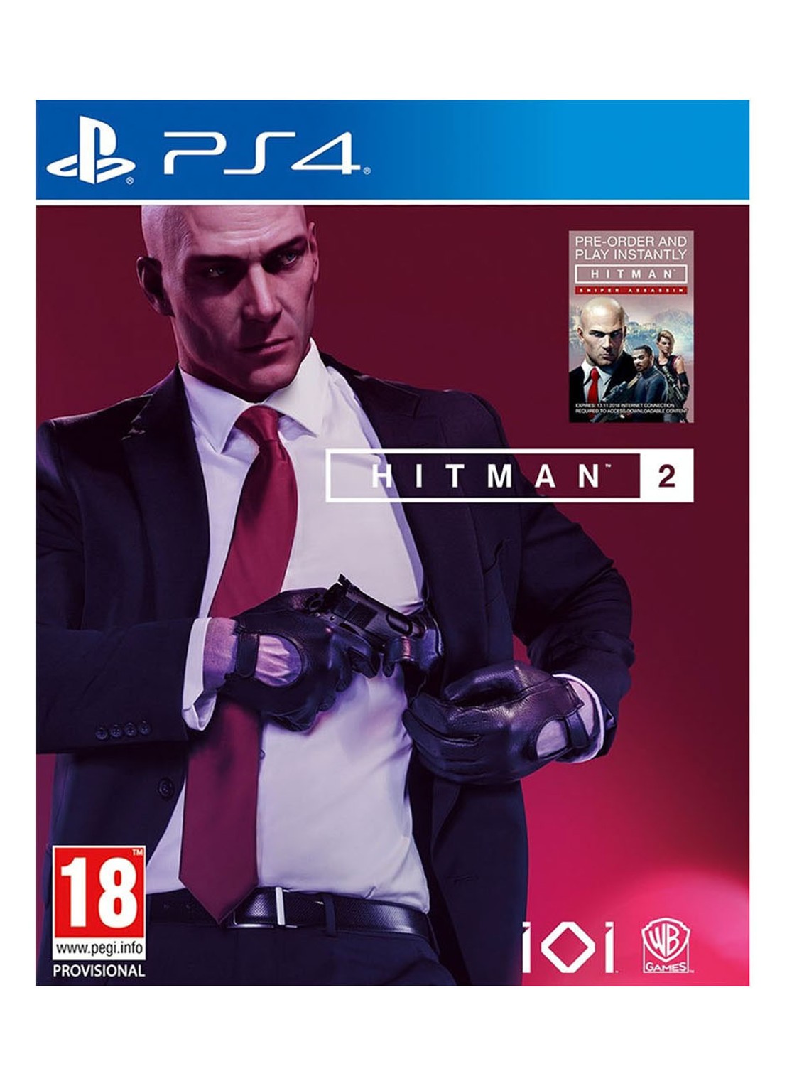 Warner Bros Hitman 2 Game - PS4 - voorkant undefined