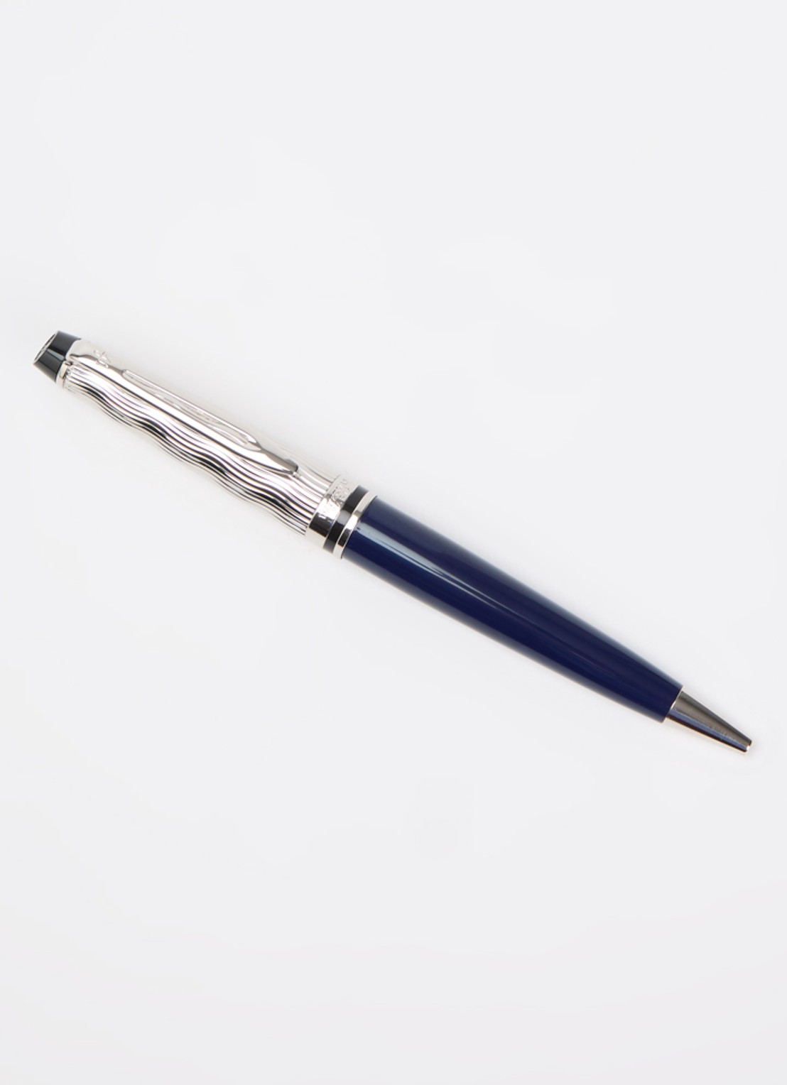 Waterman Balpen Waterman Expert SE Deluxe Blue CT - voorkant 2 donkerblauw