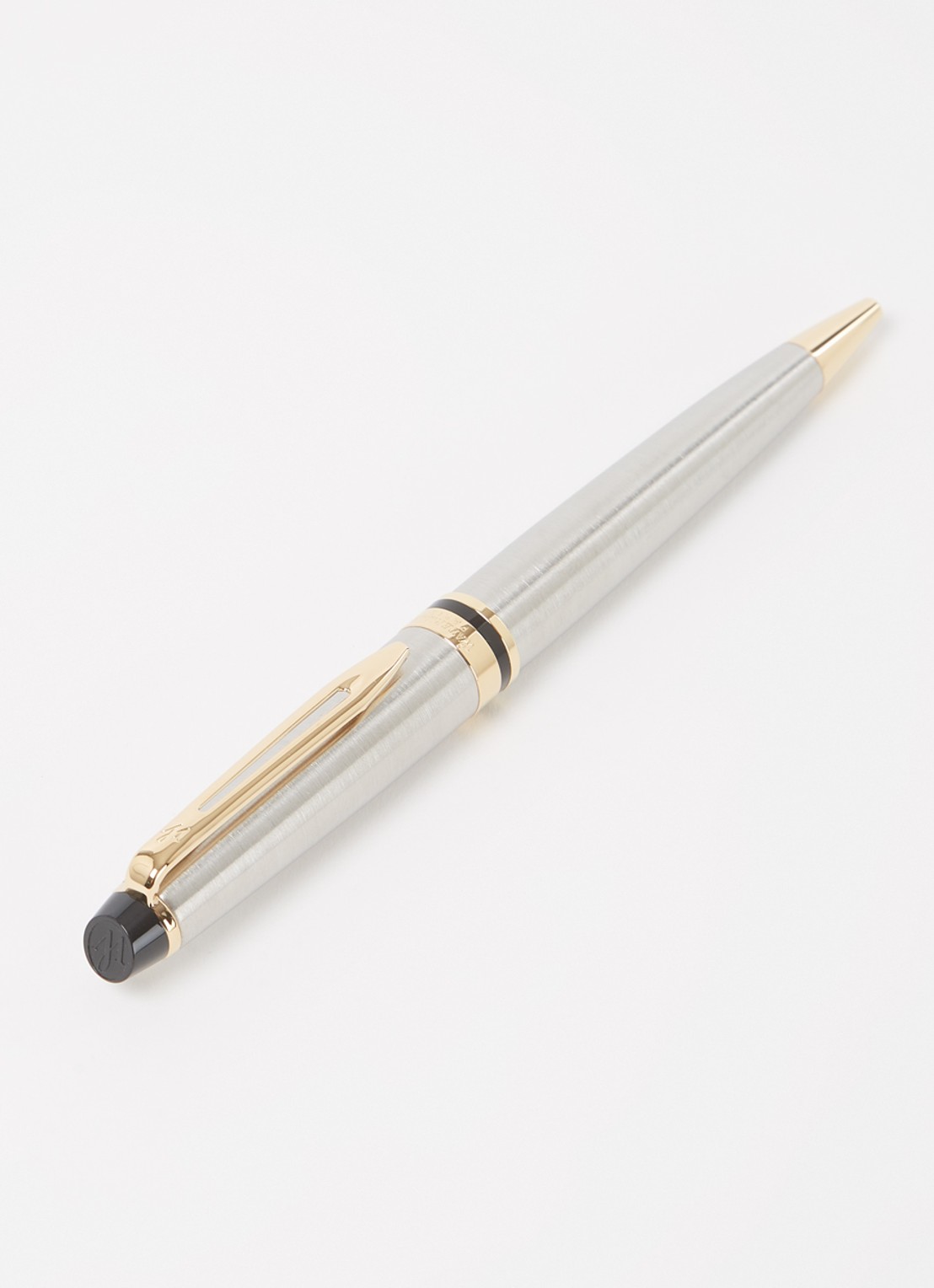 Waterman Expert Stainless Steel GT balpen  - voorkant 2 zilver